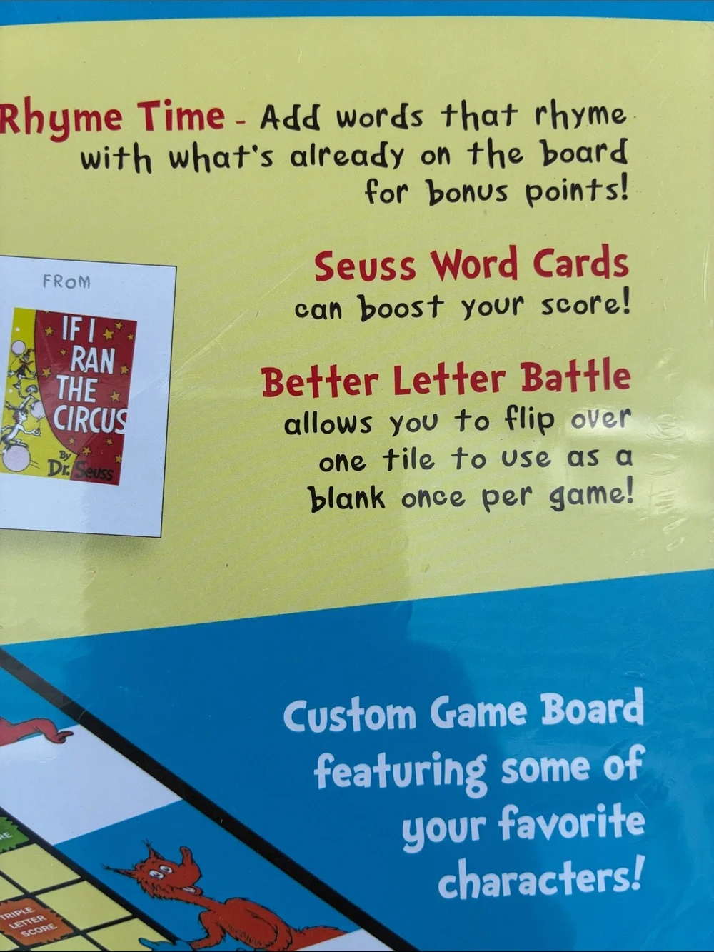 Hasbro - DR. SEUSS SCRABBLE (nwt)